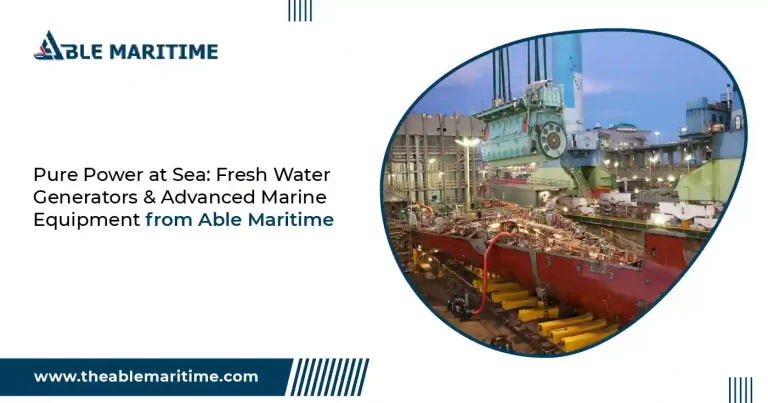 Pure Power at Sea- Fresh Water Generators & Advanced Marine Equipment from Able Maritime-01