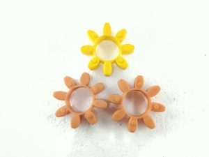 ORANGE INSERT SPIDER SIZE 39 X 80 X 18 MM SET OF 3 PCS