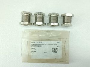 NOV FITTING BULKHEAD STRAIGHT 1/2” NPTF SPARES FOR TOP DRIVE SOLENOID J-BOX PACK OF 4PCS